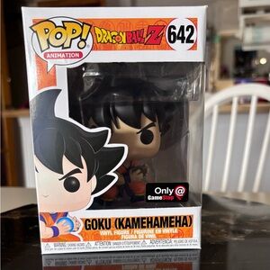 Funko Pop! Animation Dragon Ball Z Goku (Kamehameha) #642 GameStop exclusive